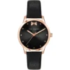 Ted Baker Ted Baker Fitzrovia Bow Watch Womens for Ladies' Watches Colour Black/Rose Gold