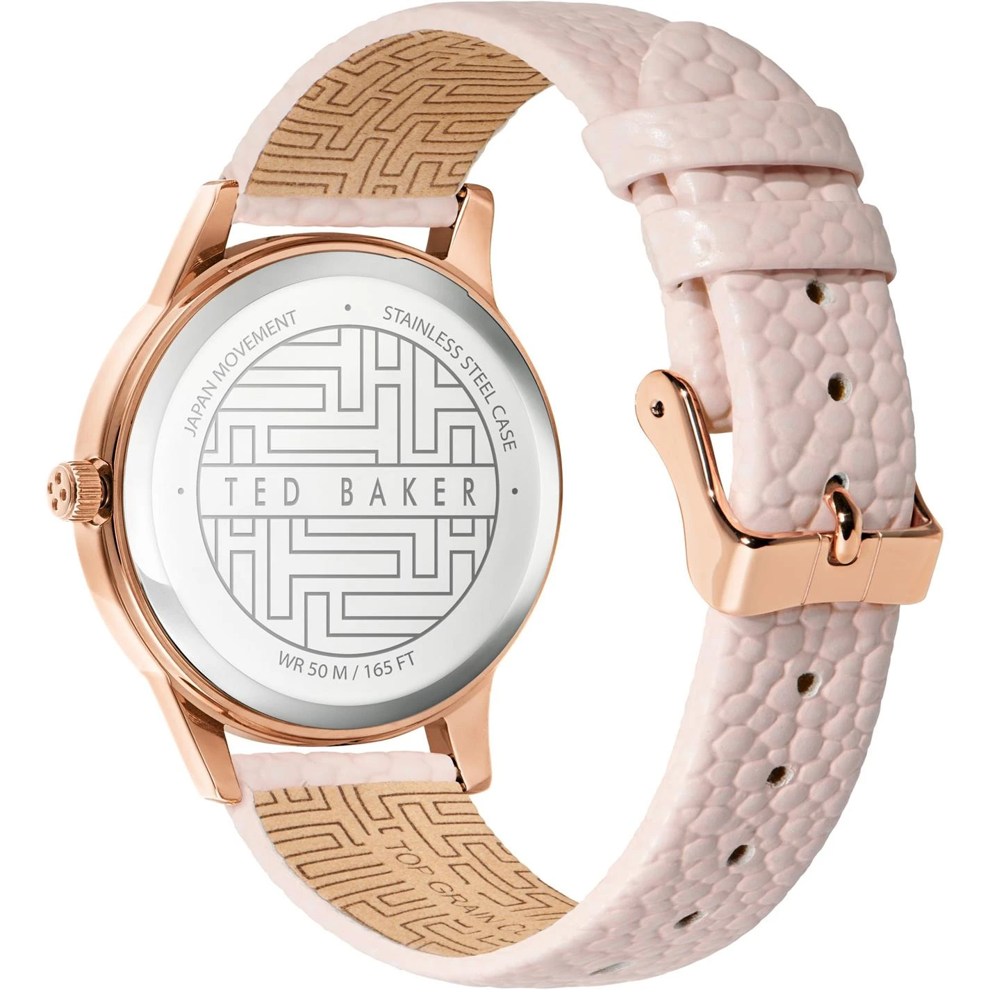 Ted Baker Ted Baker Fitzrovia Charm Watch Womens for Ladies' Watches Colour Pink/Rose Gold 4 Ted Baker Ted Baker Fitzrovia Charm Watch Womens for Ladies' Watches Colour Pink/Rose Gold - Image 2