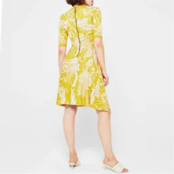 Ted Baker Ted Baker Monniey Skater Dress Womens for Dresses Colour Yellow -Ted Baker shop online 99047413 xxl a2
