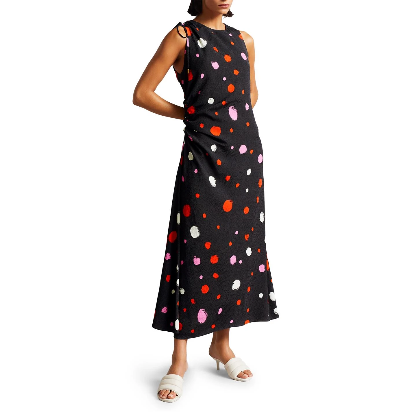 Ted Baker Lizzzee Midi Dress for Dresses Colour Black 4 Ted Baker Lizzzee Midi Dress for Dresses Colour Black - Image 2