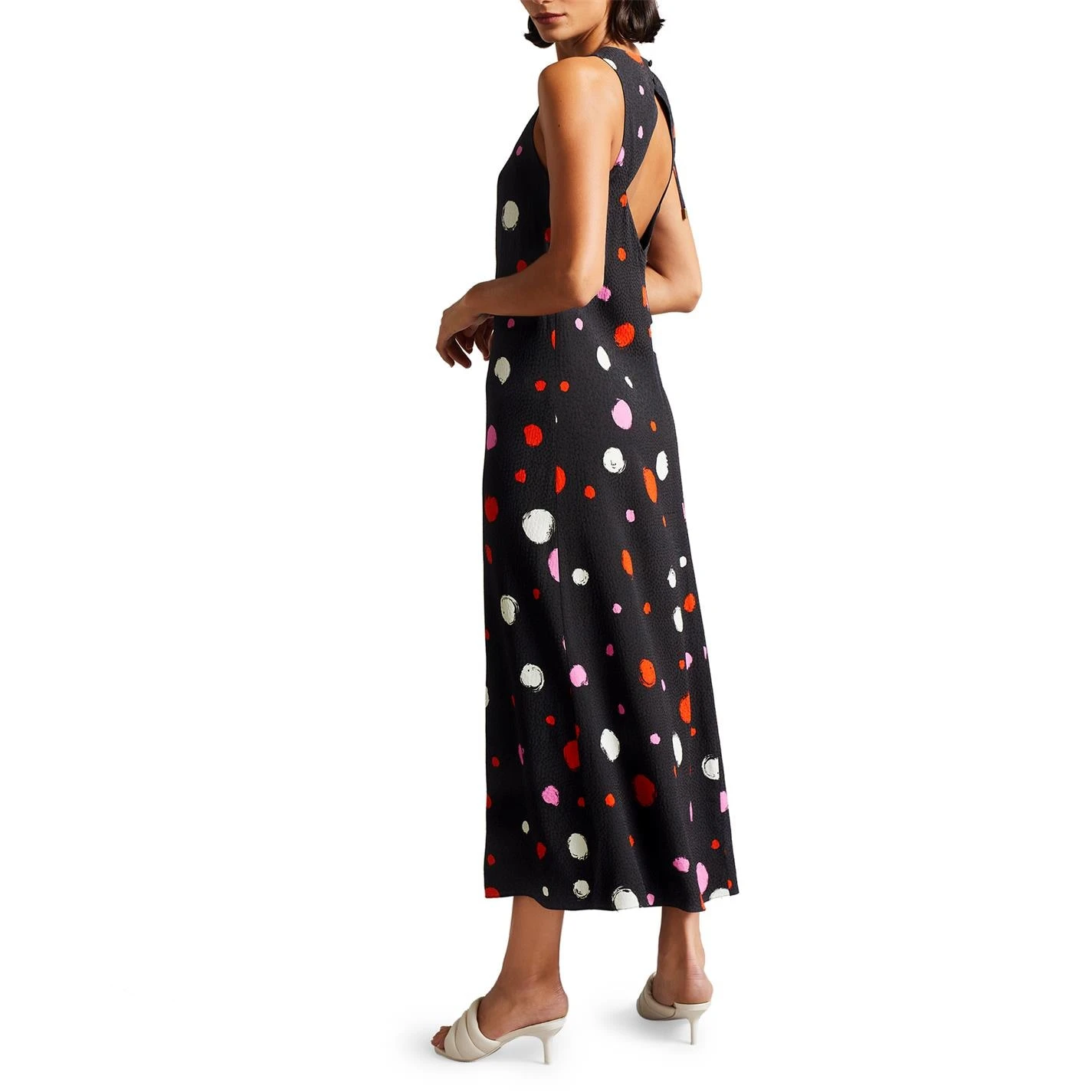 Ted Baker Lizzzee Midi Dress for Dresses Colour Black 5 Ted Baker Lizzzee Midi Dress for Dresses Colour Black - Image 3