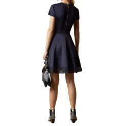 Ted Baker Rohdia Mesh Dress for Dresses Colour Navy -Ted Baker shop online 99383118 xxl a2